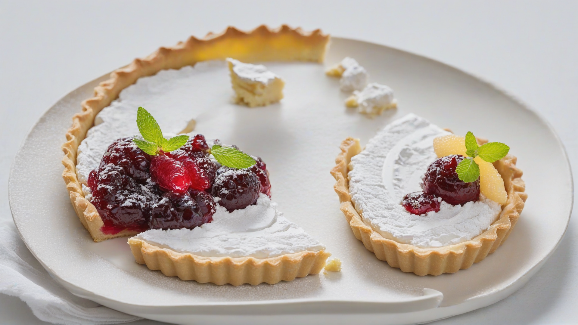 crostata con ricotta e marmellata